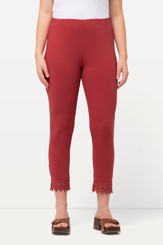 Ulla Popken Skinny Broek in Rood