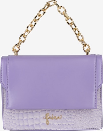 faina Handbag in Purple: front
