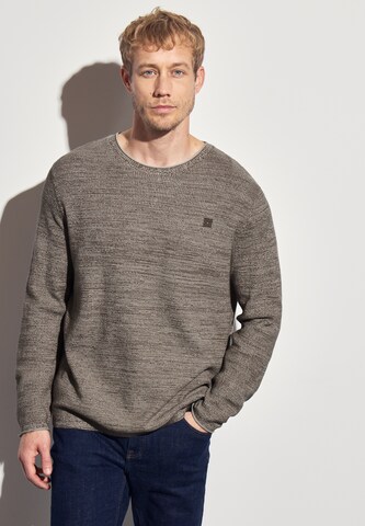 Street One MEN Sweater in Brown: front