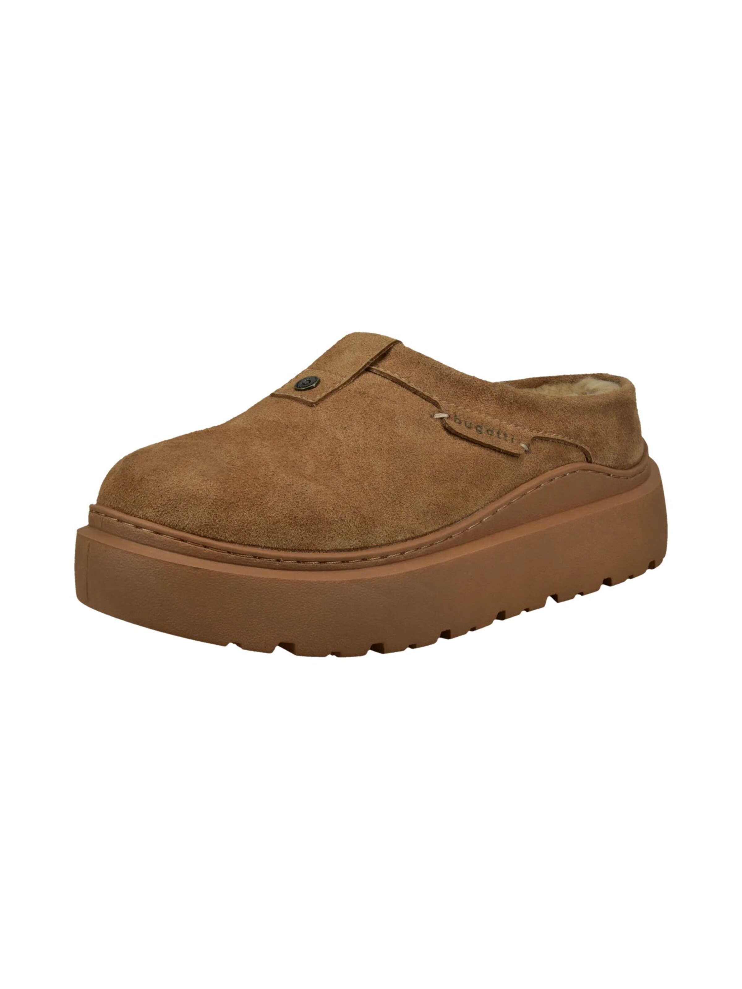 Clogs di bugatti in marrone: frontale