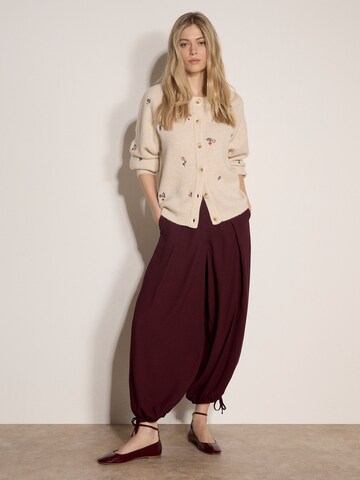 Cardigan ' ' Apricot en gris