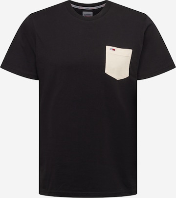 T-Shirt Tommy Jeans en noir : devant