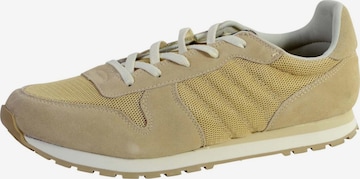 Bensimon Athletic lace-up shoe in Beige: front