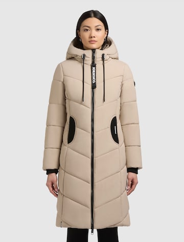 Manteau d’hiver 'Aribay6' khujo en beige : devant