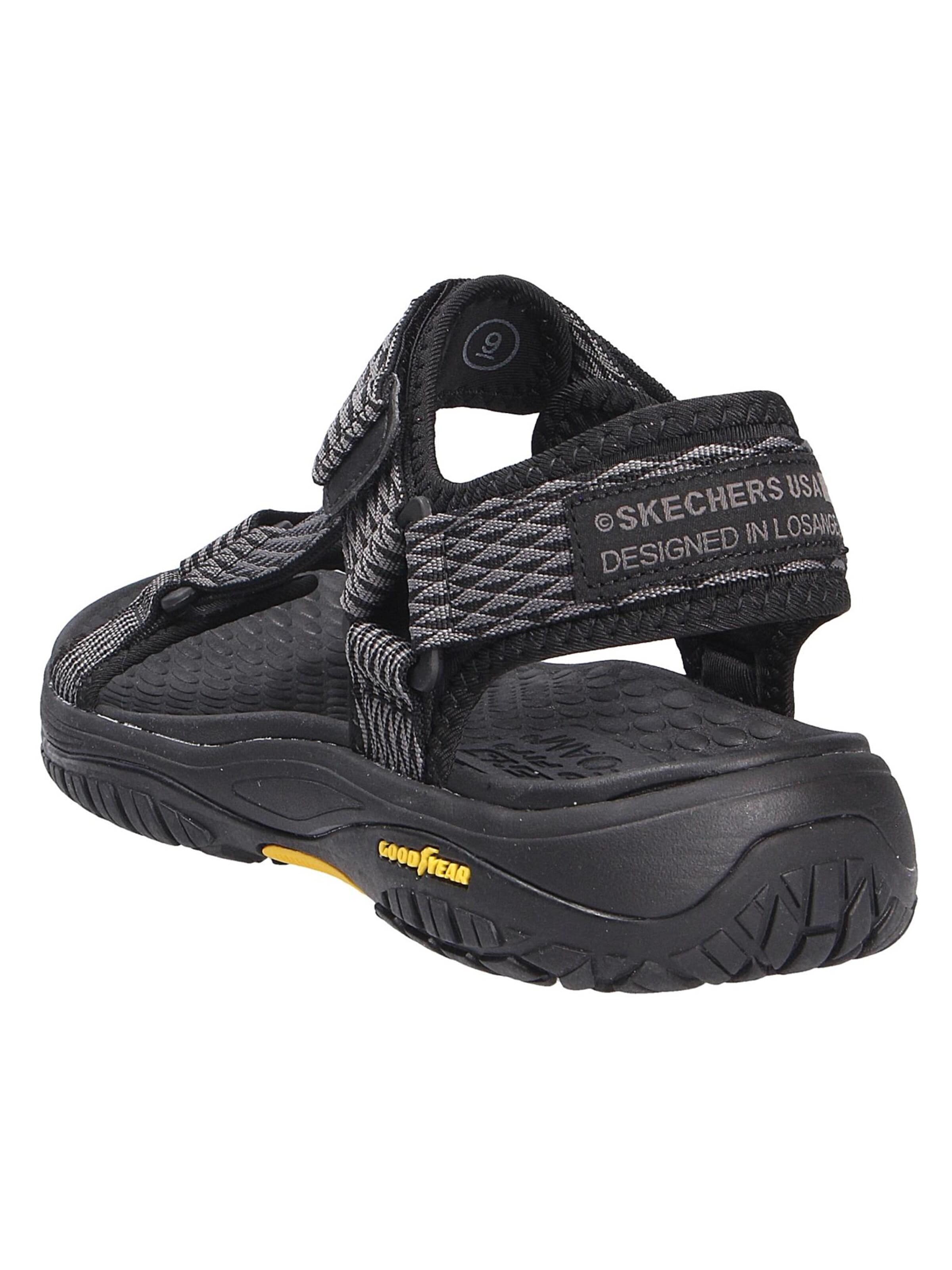 SKECHERS Trekking sandal 'lomell' in Black