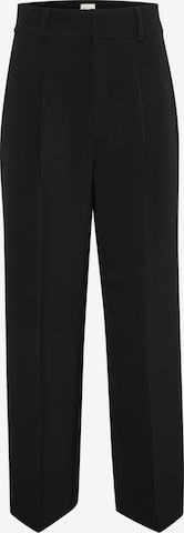 My Essential Wardrobe Свободный крой Плиссированные брюки в Черный: спереди