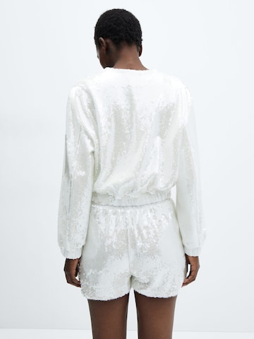 Veste mi-saison 'CAMILA' MANGO en blanc