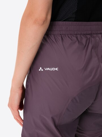 VAUDE Regular Outdoorbroek 'W Drop P II' in Lila