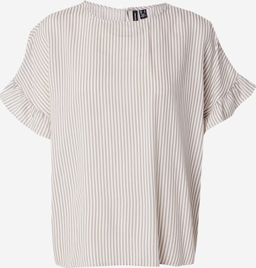 VERO MODA Halenka 'VMBUMPY' – béžová: přední strana