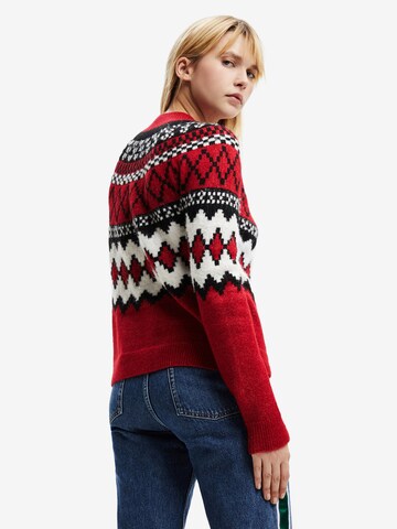 Desigual - Pullover 'Buddy' em vermelho