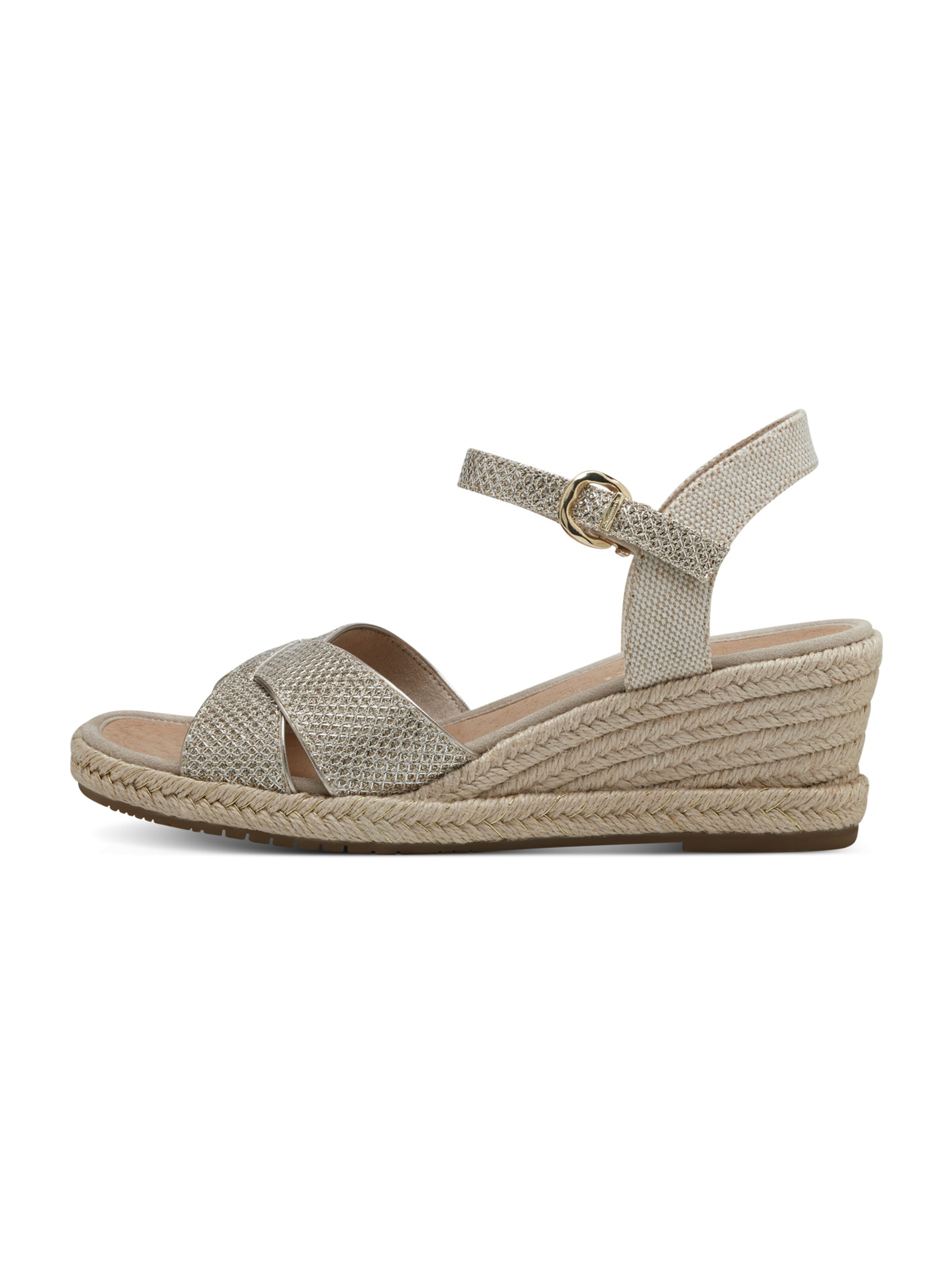 Sandalo con cinturino di Tamaris in oro