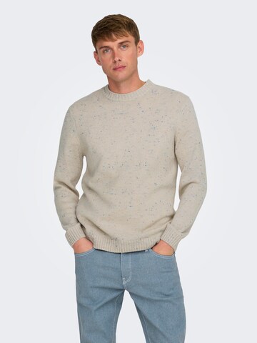 Only & Sons Свитер 'ONSRICKY' в Серый