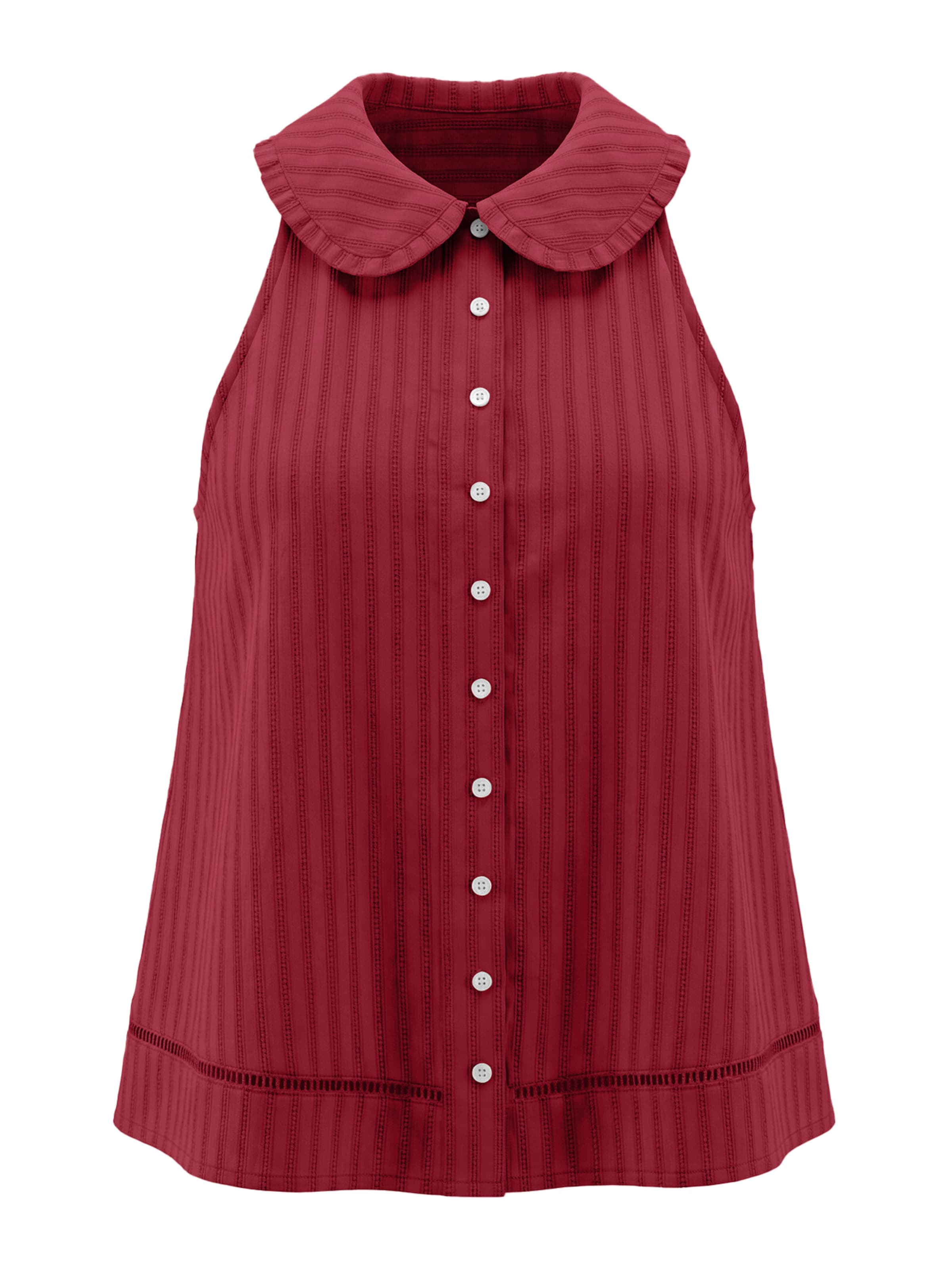 Imily Bela - Blusa en rojo: frente