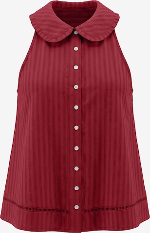 Imily Bela - Blusa en rojo: frente