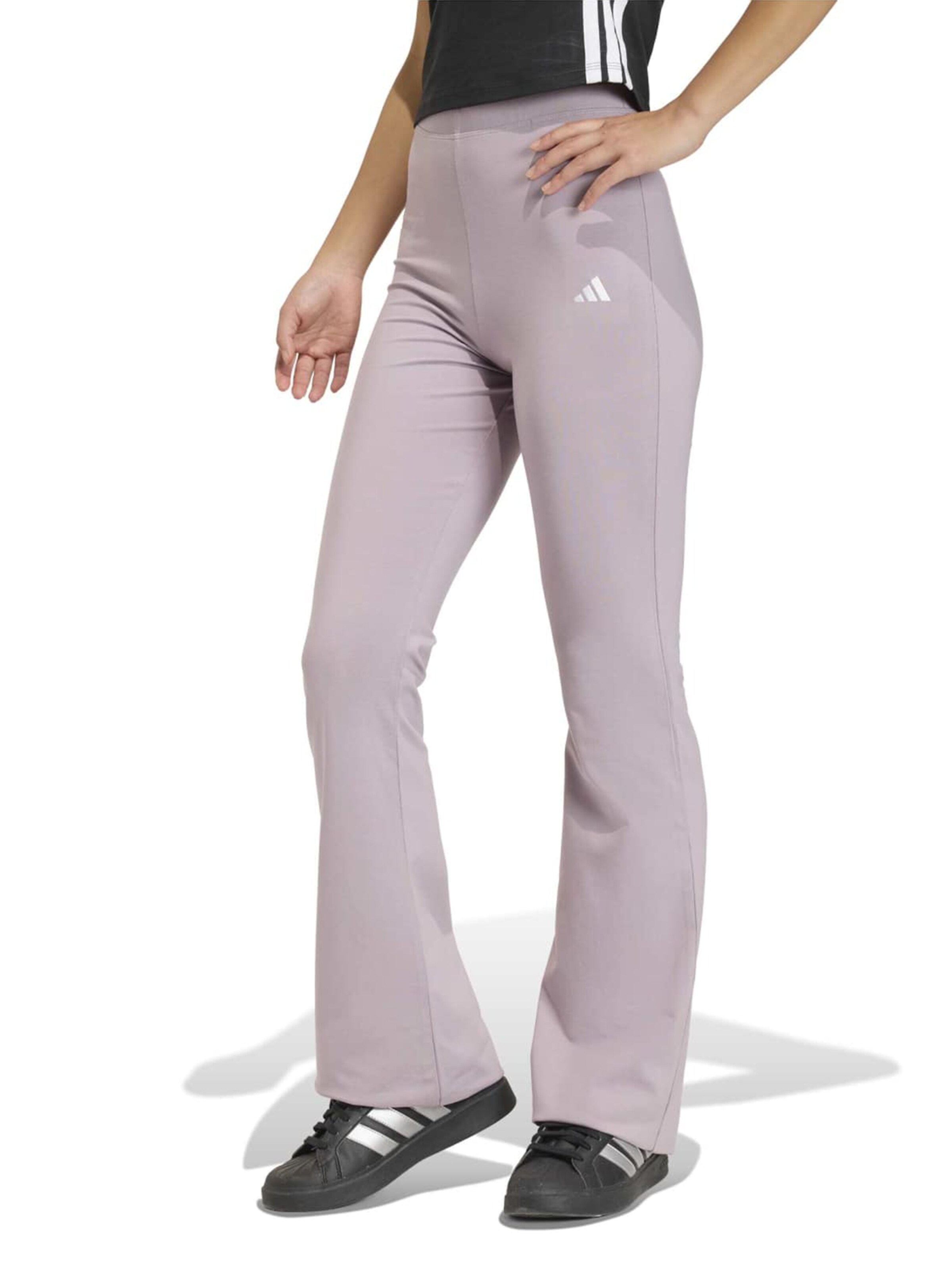 ADIDAS SPORTSWEAR Laienev Spordipüksid 'Essentials', värv lilla: eest vaates