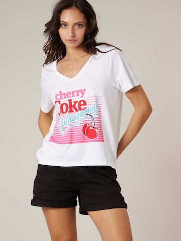 Deeluxe Shirt 'Eighties' in White: front