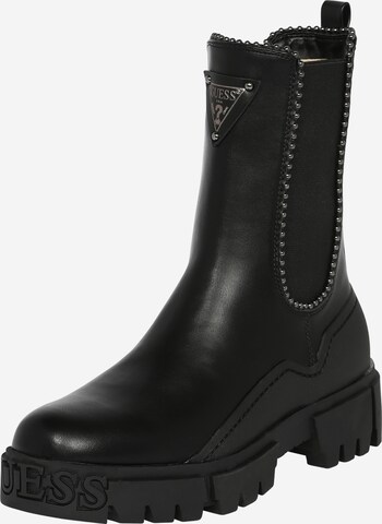 Chelsea Boots 'Odysse FL8NAH' GUESS en noir : devant