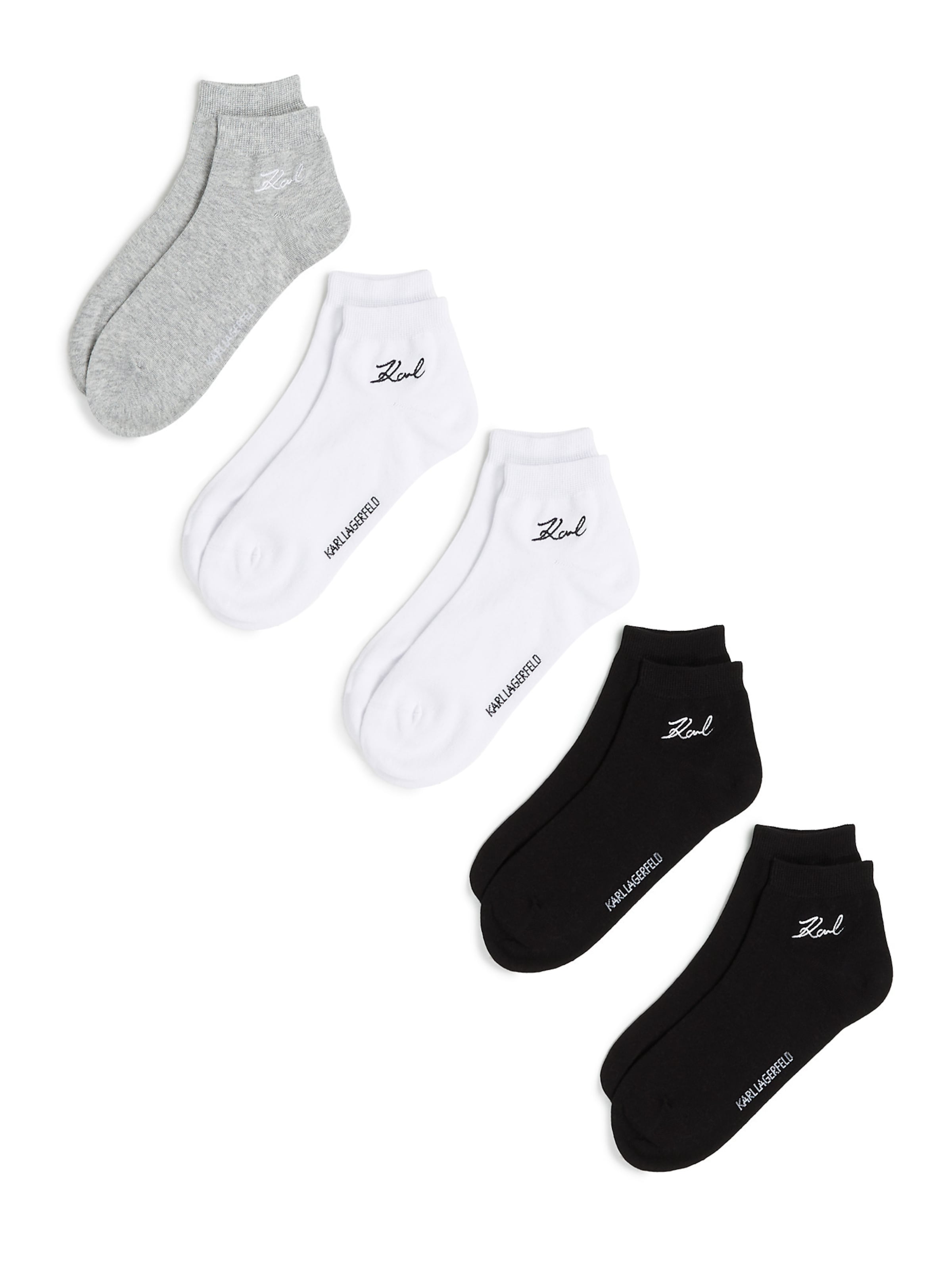 Karl Lagerfeld Κάλτσες σε γκρι: μπροστά