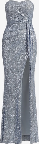 Robe de soirée Kraimod en bleu : devant