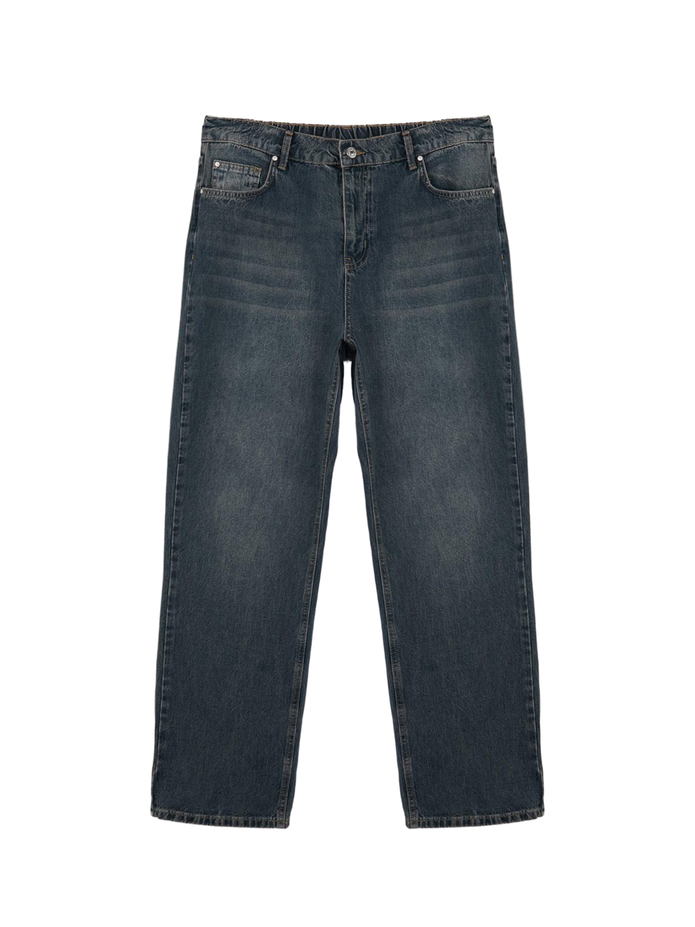 Trendyol Curve - Loosefit Vaquero en azul: frente