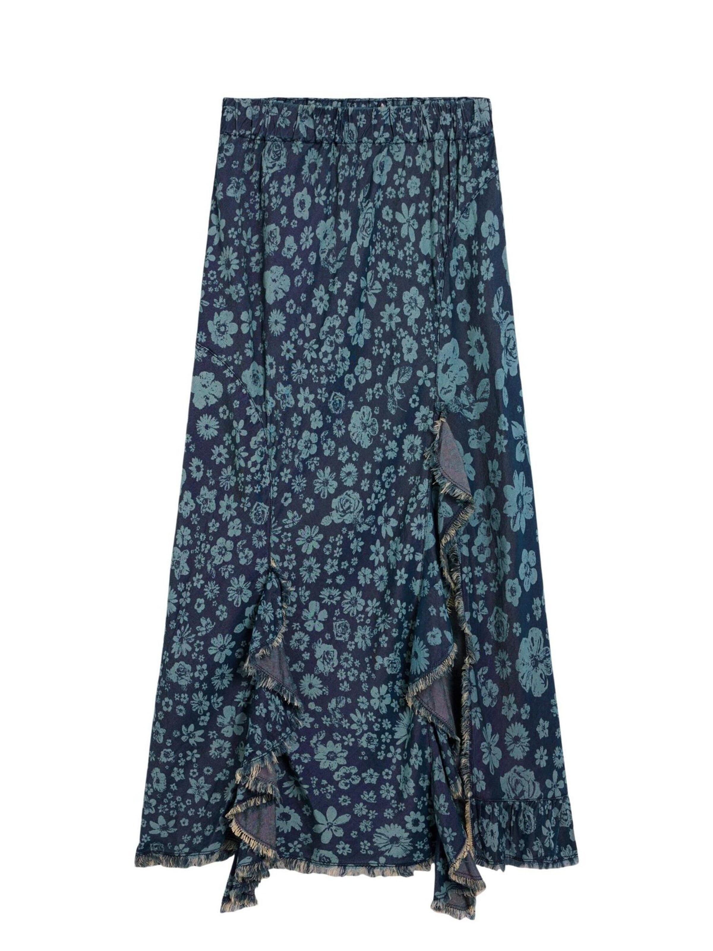 Desigual - Falda 'FAL_ANEM 26SWFW04' en azul: frente