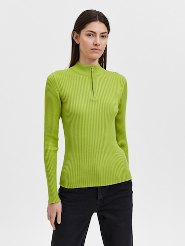 SELECTED FEMME Sweater 'Lydia' in Green: front
