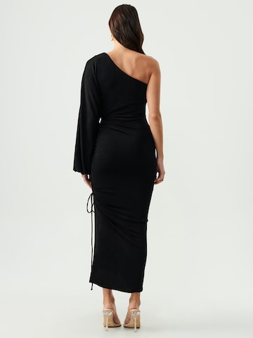 BWLDR Φόρεμα 'ZELLE' σε μαύρο: πίσω