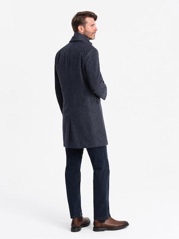 Ombre Between-seasons coat in Blue