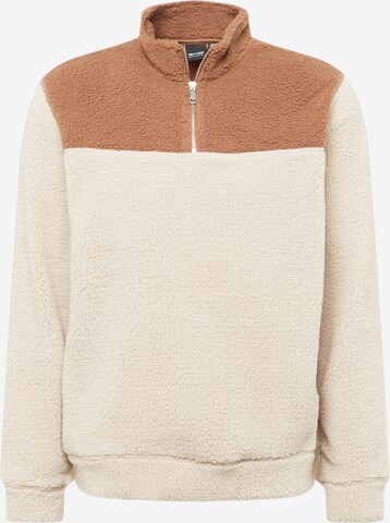 Only & Sons Sweatshirt 'REMY' in Beige: front