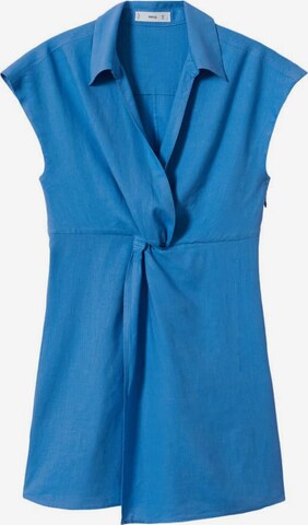 MANGO Blousejurk 'Jero' in Blauw: voorkant