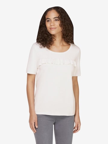 Linea Tesini by heine Sweater in White: front