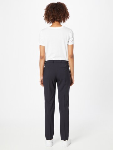 Coupe slim Pantalon à plis HUGO en bleu