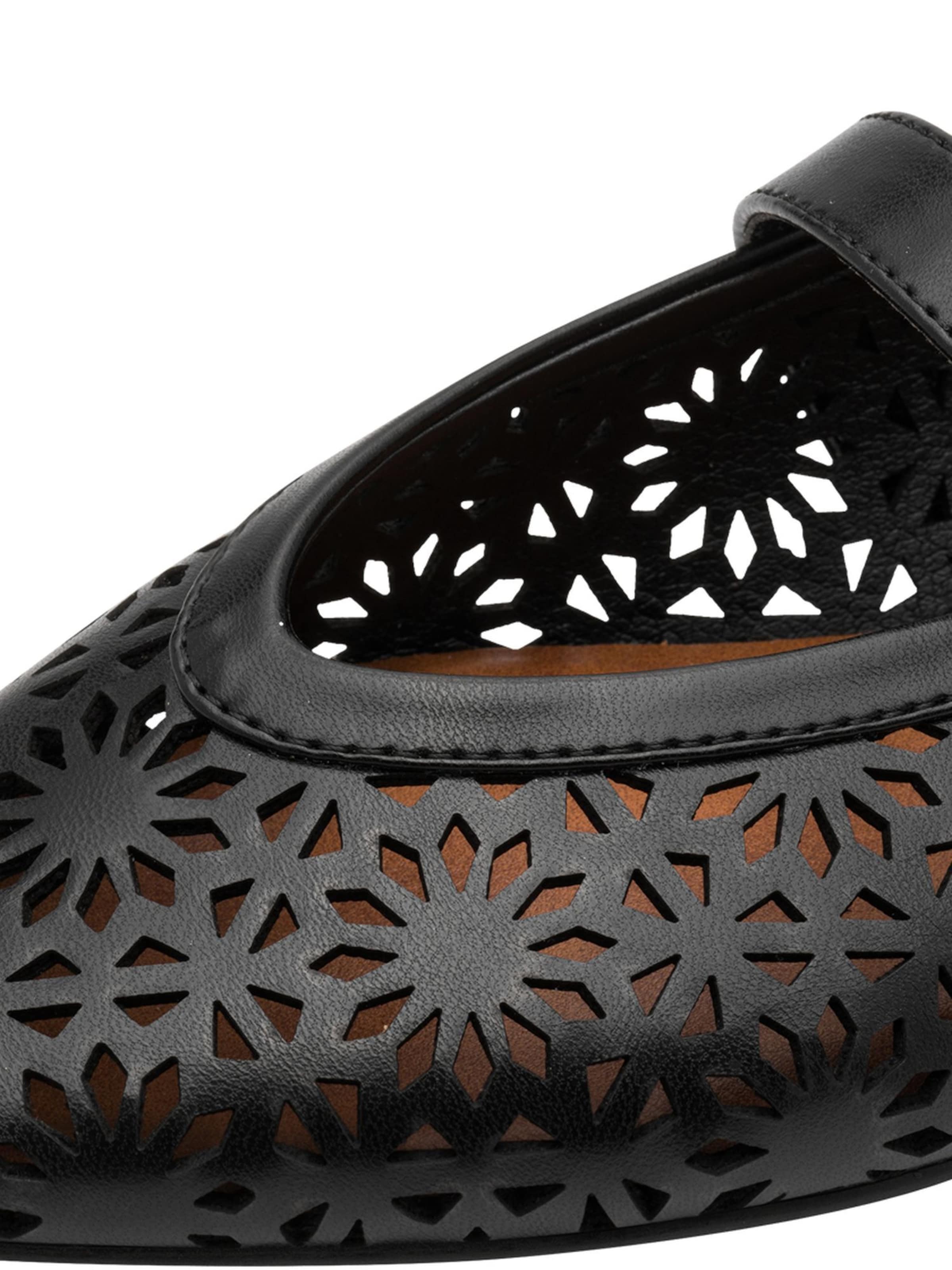 Ballerines à lanières MARCO TOZZI en noir