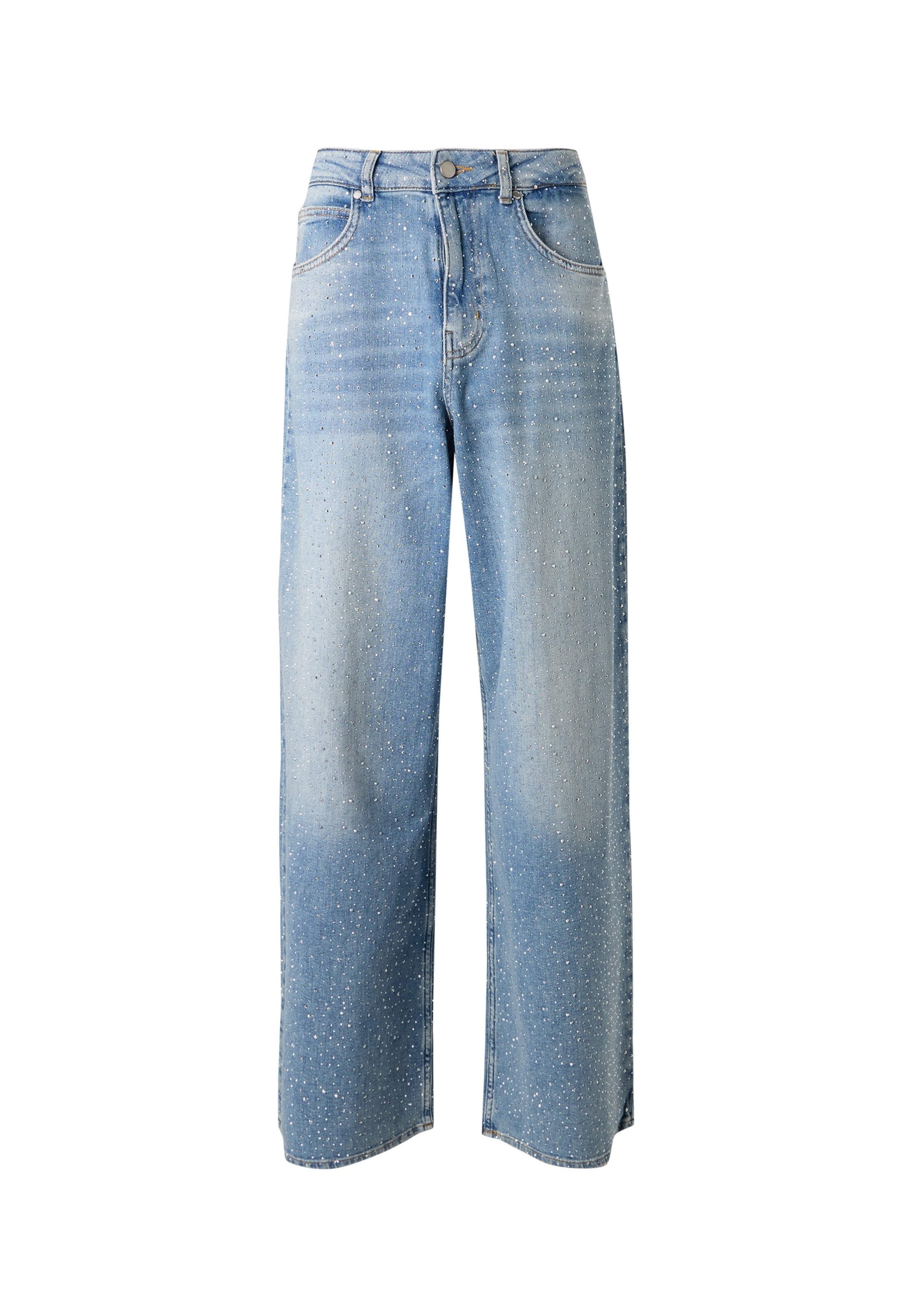 Wide Leg Jean 'KACTUS' Essentiel Antwerp en bleu : devant