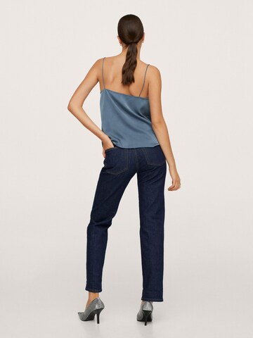 MANGO Top 'NIT' in Blauw