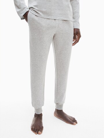 Calvin Klein Underwear Tapered Pajama Pants 'Intense Power' in Grey: front