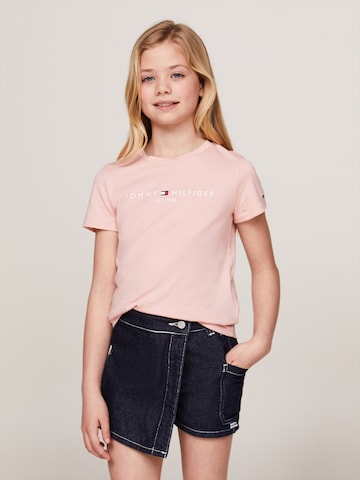 TOMMY HILFIGER - regular Camiseta 'Essential' en rosa: frente