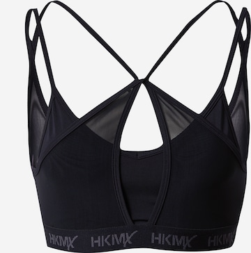 HKMX Bralette Sports bra in Black: front