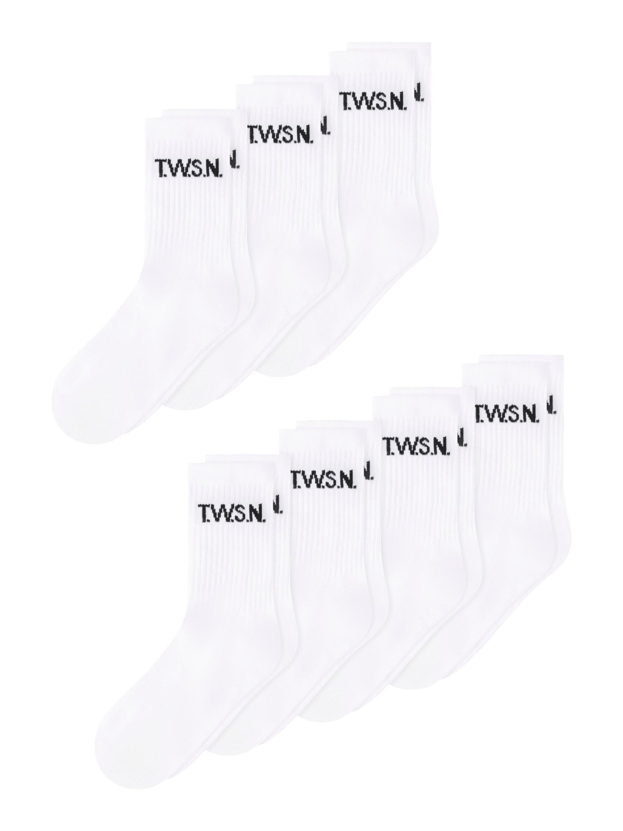 Calzino di TWO SOON in bianco: frontale