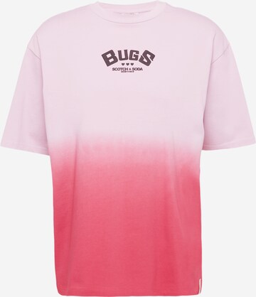 T-Shirt 'Bugs Bunny' SCOTCH & SODA en rose : devant