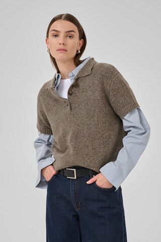 My Essential Wardrobe Shirts 'Paloma' i brun: forside
