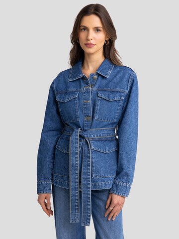 BIG STAR Tussenjas 'Chelsey' in Blauw: voorkant