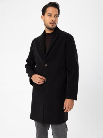 Manteau mi-saison Antioch en noir : devant