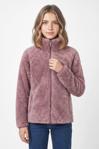ICEPEAK Athletic Fleece Jacket in Pink: front