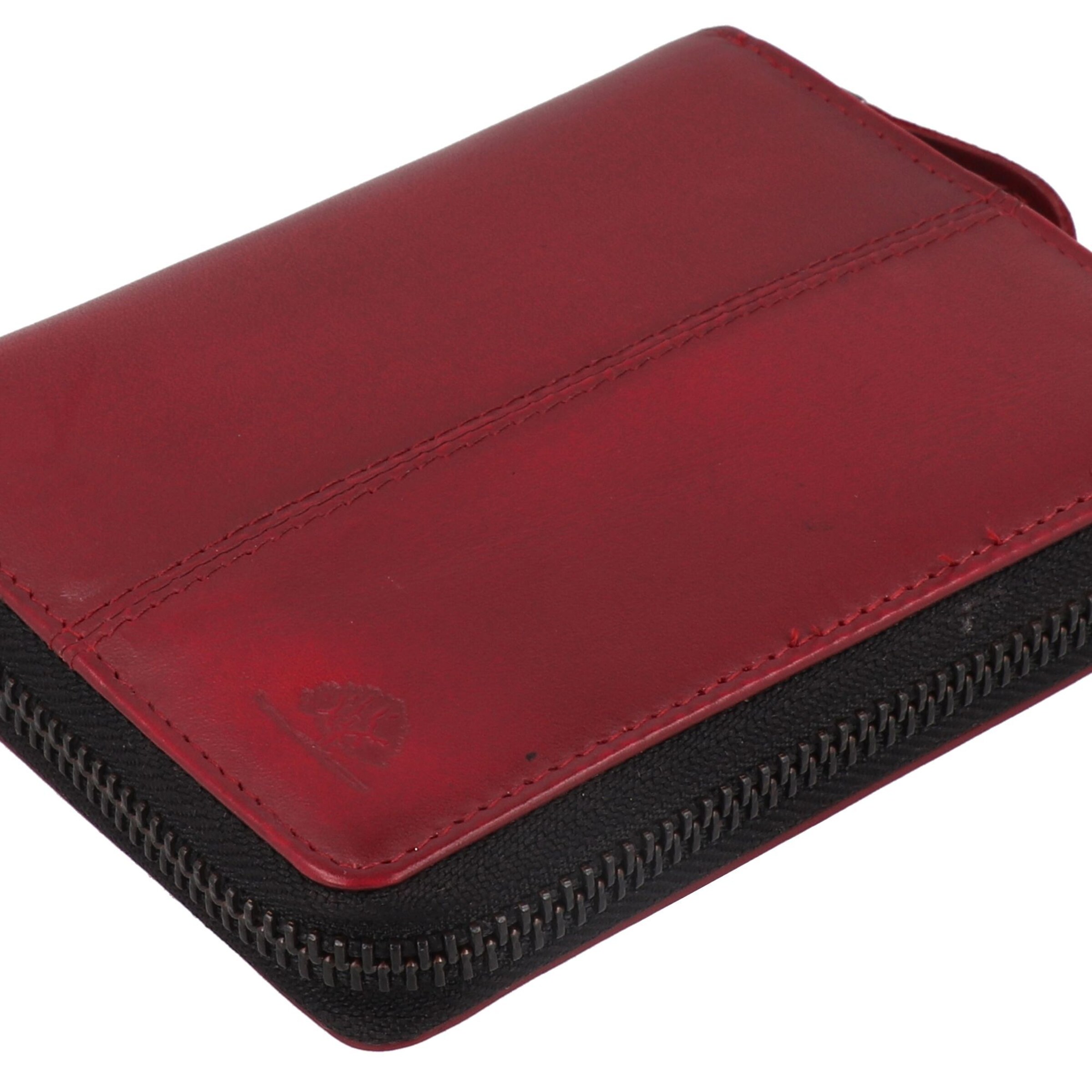 GREENBURRY Wallet 'Destressed' in Red
