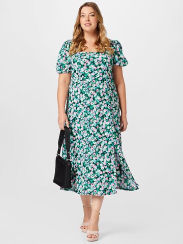 Dorothy Perkins Curve Letní šaty – zelená