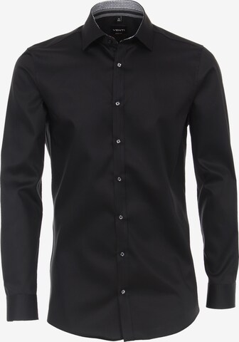 VENTI Slim Fit Hemd in Schwarz: predná strana