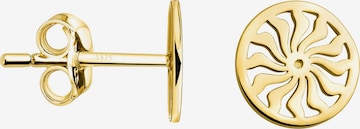 Sofia Milani Ohrringe 'Sun Circle' in Gold: Vorderseite