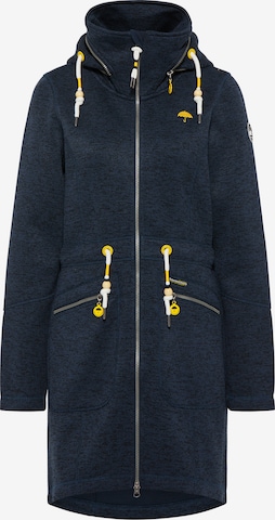 Schmuddelwedda Fleece jas in Blauw: voorkant