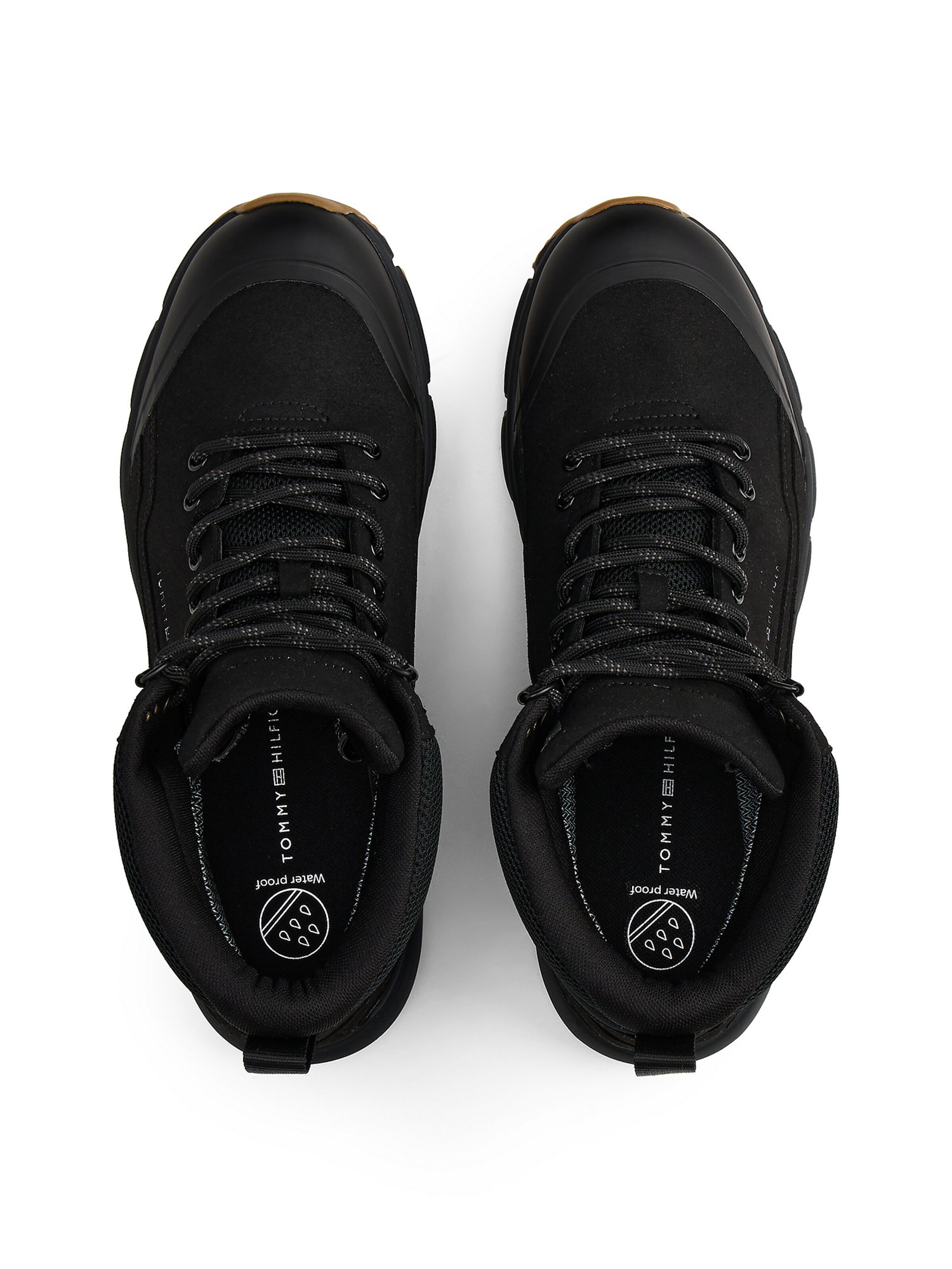 Bottines à lacets TOMMY HILFIGER en noir